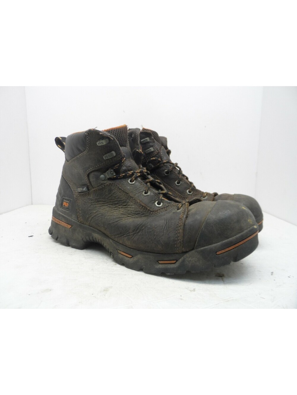 Timberland PRO Men's 6" Endurance PR WP 52562 Steel-Toe Work Boots Brown 13M